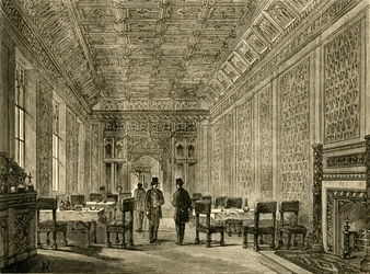 La sala di ristoro della Camera dei Lord, 1881