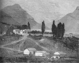 La Residenza, Maseru, Basutoland, dimora del Capo Magistrato, Comandante Griffiths