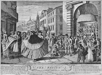 La recensione: Una satira sui cerchi, c1733, 1904