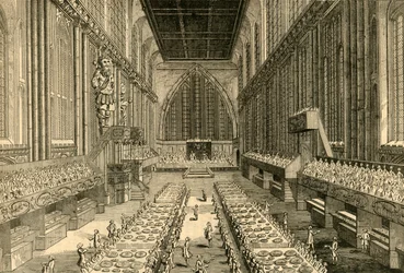 Il Banchetto Reale nella Guildhall, 1761, 1897