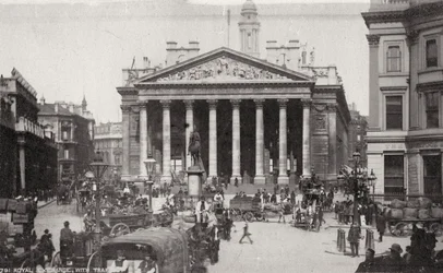 La Borsa Reale, Londra, fine XIX o inizio XX secolo