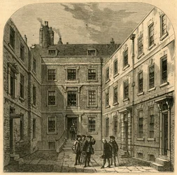 Casa della Royal Society in Crane Court, 1897