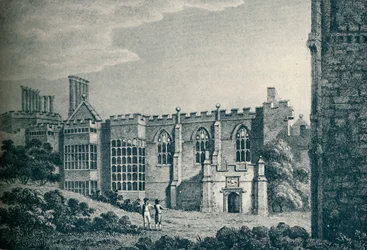Le rovine di Cowdray House, vicino a Midhurst, Sussex, 1907