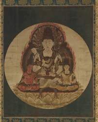 I Cinque Bodhisattva Segreti Gohimitsu Bosatsu, 1200s