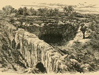 I sepolcri dei re a Gerusalemme, 1890