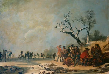 I pattinatori, XVIII o inizio XIX secolo