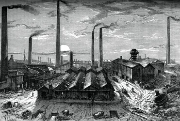 Le opere chimiche di St Rollox, Glasgow, c1880