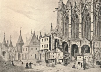 La scala della Sainte-Chapelle, 1700