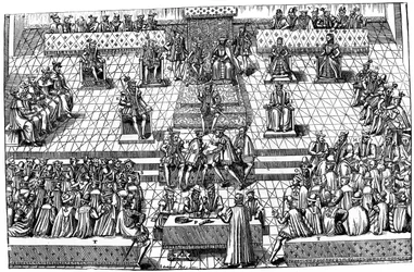 Gli Stati Generali a Orleans, Francia, 1560