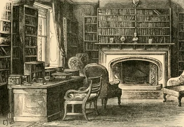 Lo studio a Hawarden, 1898
