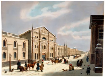La Tipografia Sinodale, Via Nikolskaya, Mosca, Russia, 1840
