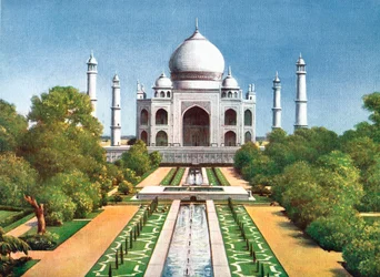Il Taj Mahal, Agra, India, inizio XX secolo