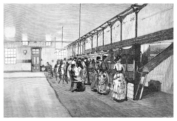 Il centralino telefonico, Melbourne, Victoria, Australia, 1886