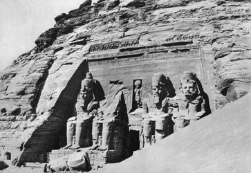 Il Tempio di Abu Simbel, Egitto, 1936