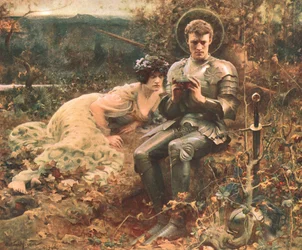 La tentazione di Sir Percival, c1894, c1902