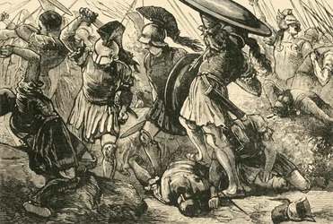 I Tebani e i Macedoni a Cheronea
