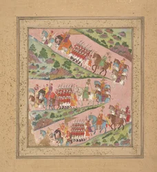 Le tre strade, ca. 1840