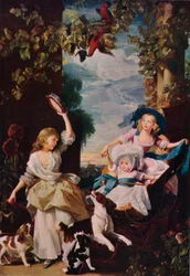 Le tre figlie più giovani di Giorgio III, 1785