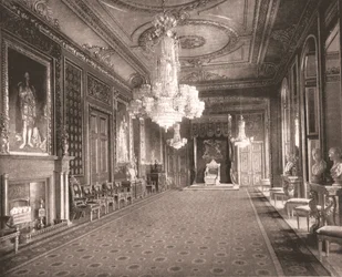 La sala del trono, Castello di Windsor, Berkshire, 1894