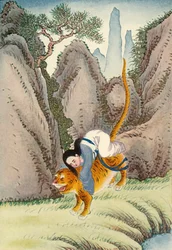 La tigre rapisce Miao Shan, 1922