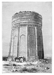 La Torre di Meimandan, Persia Iran, 1895