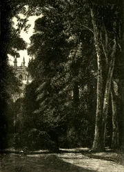La Torre di Merton, dal Giardino, 1898