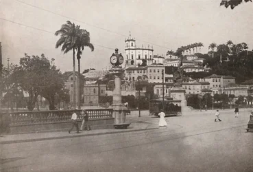 Il tram che passa per la Praca da Gloria, 1914
