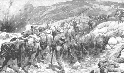 La guerra del Transvaal: i marinai salvano un cannone