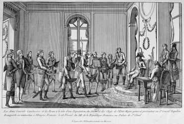 I due consoli Cambacérès e Le Brun nominano Napoleone imperatore