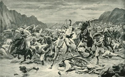 La vittoria di Kandahar, inseguimento della cavalleria fino al fiume Arghandab