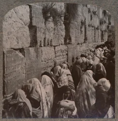 Il Muro del Pianto degli ebrei, Gerusalemme
