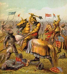 La guerra delle due rose, 1455-1485, c1850