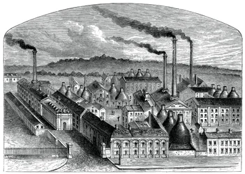 Le opere di porcellana reale di Worcester, c1880