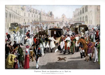 Gli addii a Fontainebleau, Francia, 20 aprile 1814, 1900
