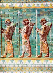 Gli arcieri del re Dario, Susa, Iran