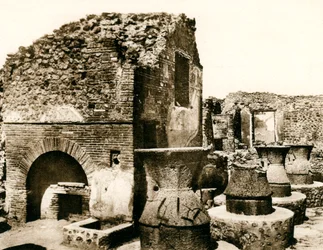 Il forno e il mulino, Pompei, Italia, c1900s