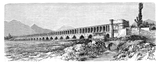 Il ponte sul Zendeh-Rud, Isfahan, Iran