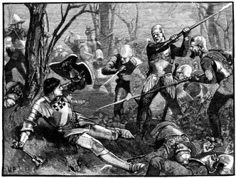 La morte di Warwick il Reggente, 1471 circa 1880