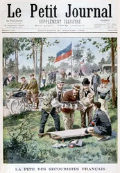 La festa per i soccorritori, 1901