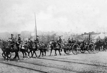 Le prime unità della Forza di Spedizione Britannica a Boulogne, Francia settentrionale, 1914 1920