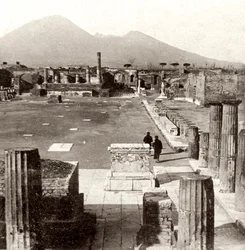 Il foro di Pompei, Italia, 1894