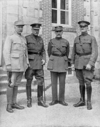 I quattro comandanti alleati, Chateau Bombon, Francia, 1918