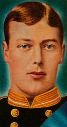Il futuro re Giorgio V quando era sottotenente nella Royal Navy, c1880s 1935