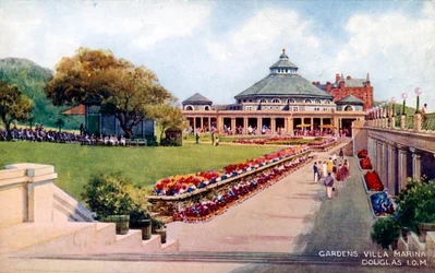 I giardini di Villa Marina, Douglas, Isola di Man, inizio XX secolo