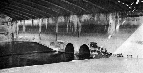La foce del Holebourne, dove incontra il Tamigi come il Fleet Ditch, Londra, 1926-1927