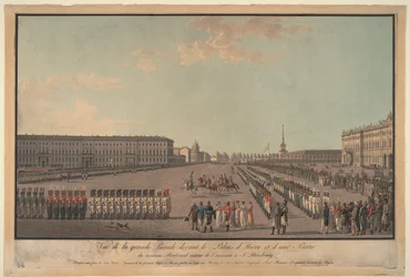 La parata davanti al Palazzo d