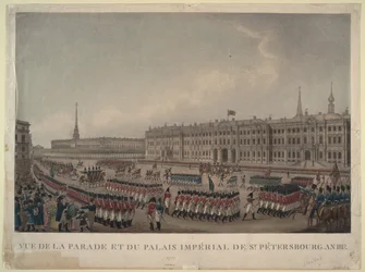 La parata davanti al Palazzo d