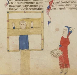La gogna. Dalle Coutumes de Toulouse, 1295-1297