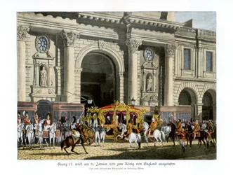 La proclamazione di Giorgio IV come re, 31 gennaio 1820