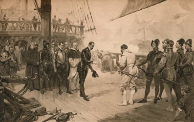 La resa di Don Anton a Sir Francis Drake, 1 marzo 1579